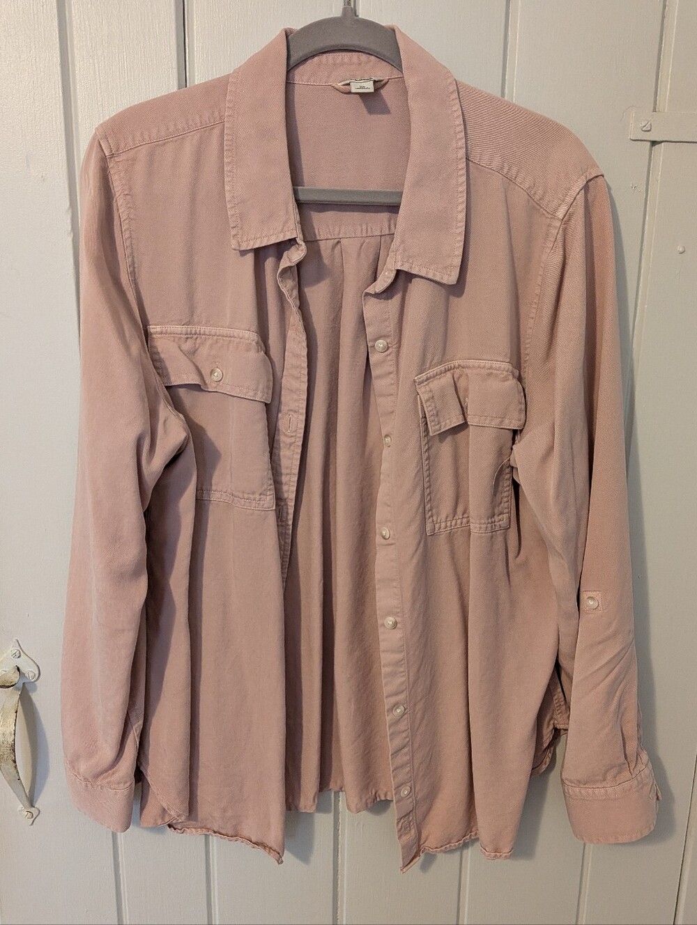 L.L. Bean Dusty Rose Button-Down Shirt